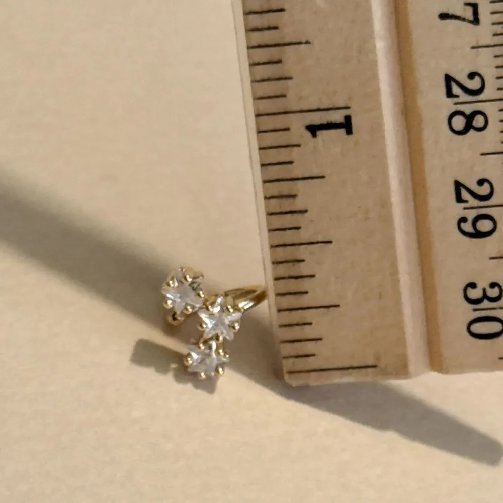 Star cuff earrings N1249